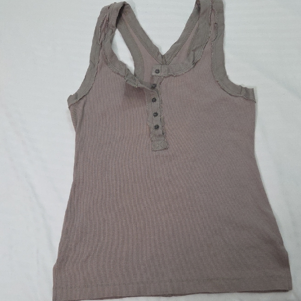 URBAN OUTFITTERS, Ribbed Tank Top - Mauve 🧿